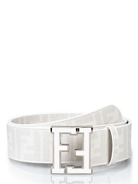 fendi belt white cheap|authentic men's fendi belt.